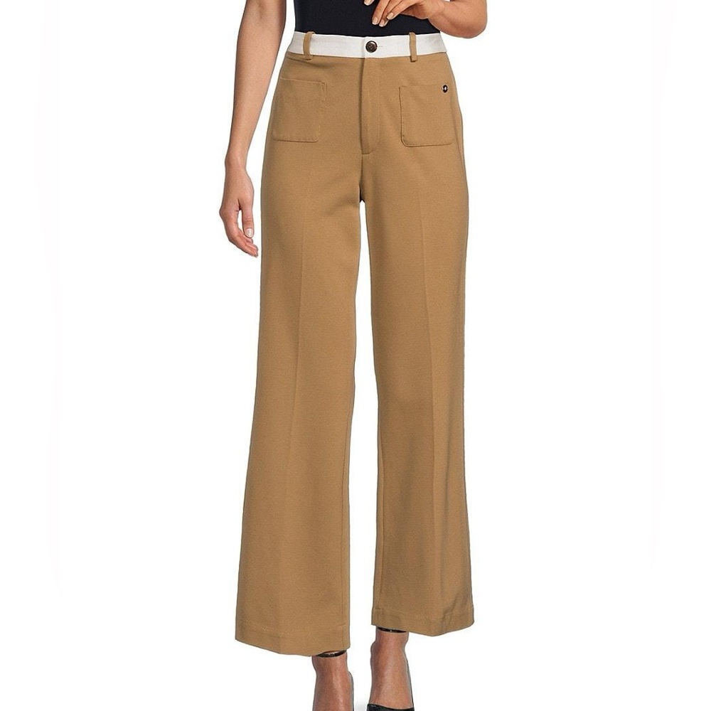 NWT Tommy Hilfiger Tan Wide Leg Pants